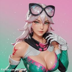 ai_generated alisai752 armpits arms_up big_ass big_breasts big_butt black_cat_(marvel) black_cat_(marvel_rivals) black_cat_(wild_card) felicia_hardy female female_only huge_ass huge_breasts huge_butt marvel marvel_rivals