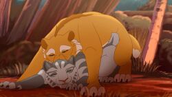 1boy animated biting_neck diego_(ice_age) doggy_style female feral feral_frenzy gif ice_age_(series) ice_age_continental_drift loop looping_animation male outdoors pleasure_face sabertooth sabertooth_(anatomy) shira_(ice_age) thrusting thrusting_into_ass