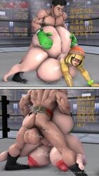 1boy 1girls arms_(game) ass ass_grab balls belt big_ass big_balls big_breasts black_hair blonde_hair boxing boxing_gloves boxing_ring breasts crossover dialogue doggy_style dumptruck_ass duo english_text enormous_ass enormous_balls enormous_breasts fat_ass female genitals gigantic_ass gigantic_balls gigantic_breasts gloves green_boxing_gloves hat huge_ass huge_balls huge_breasts human human_on_human indoors japanese_text large_ass large_balls large_breasts light-skinned_female light-skinned_male light_skin little_mac male male/female mammal massive_ass massive_balls massive_breasts min_min_(arms) muscles muscular muscular_male mxp1985 nintendo nipples nude nude_female nude_male open_mouth penis penis_in_pussy punch_out sex straight straight_sex super_smash_bros. text thick_ass
