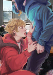 artist craig_tucker fellatio gay kenny_mccormick oral penis south_park yaoi