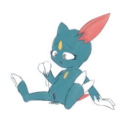 breasts cum cum_string doublepopsicle female furry kaykitten masturbation nintendo pokemon pokemon_(species) pussy sketch small_breasts sneasel solo video_games