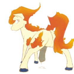 anus ass equine from_behind furry hooves horsecock kaykitten looking_back male male_only male_ponyta nintendo penis pokémon_(species) pokemon ponyta precum presenting solo tail video_games