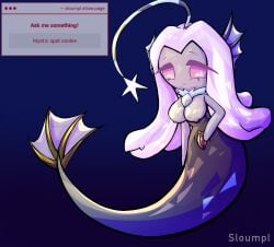 1girls art_request breasts cookie_run cookie_run_kingdom exposed_breasts exposed_pussy female female_only labia merfolk mermaid mermaid_girl mermaid_tail mystic_opal_cookie nude nude_female pussy request self_upload sloumpl solo solo_female split_form strawpage_request wide_hips