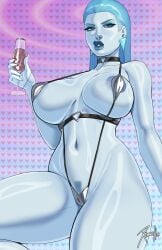 emma frost from hellfire club by xinaelle