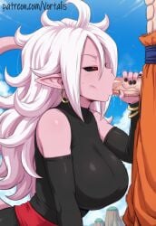 android 21 from dragon ball by vortalis