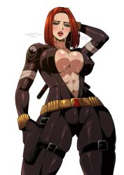 black widow (marvel) from marvel by camtheartguy