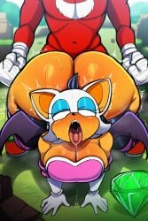 1boy 1girls ahe_gao ai_generated anthro bare_ass bare_shoulders bat bat_wings big_ass big_breasts chaos_emerald curvaceous curvy curvy_figure doggy_style echidna female from_behind front_view furry gloves goblinlover693 hourglass_figure knuckles_the_echidna large_ass large_breasts light-skinned_female light_skin looking_pleasured madroshi male male/female master_emerald mobian mobian_(species) mobian_bat mobian_echidna red_body red_fur red_hair rouge_the_bat sega sex sonic_(series) sonic_the_hedgehog_(series) thick_thighs thighs white_fur white_hair wide_hips