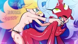 kneesocks daemon from panty & stocking with garterbelt by p0stalk