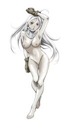 1girls artist_request breasts deadman_wonderland female female_only nude pale-skinned_female pale_skin red_eyes shiro_(deadman_wonderland) solo uncensored white_hair white_skin