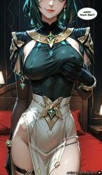 nefer (genshin impact) from genshin impact by atlantis k