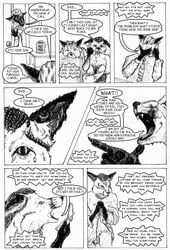 canine caprine comic fox mulefoot sheep slop