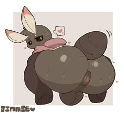 1boy 2025 anthro anus biped boy bug gay gay_male heart insects jimmiezangoo male male_only mint_(jimmiezangoo) moth oc original puffy_anus speech_bubble tagme