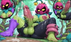 ai_generated brawl_stars cum futanari lily_(brawl_stars) mcgold4553
