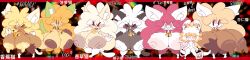 3girls 4boys busty busty_boy cat_ears cat_girl cat_tail catboy erect_nipples female fembiy freckles freckles_on_breasts gigantic_ass gigantic_breasts huge_breasts hyper hyper_breasts long_nipples male mouse mouse_boy rat rogywantscoffee smaller_male