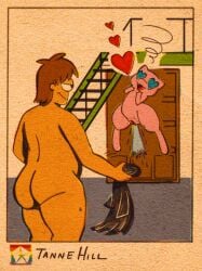 2025 absurd_res aroused ass bedroom_eyes black_clothing black_shirt black_topwear blue_eyes bodily_fluids clothing comic copyright_name copyright_symbol digital_media_(artwork) duo ejaculation exposed felid feline felis female feral fur game_freak generation_1_pokemon genital_fluids genitals hair heart_eyes heart_symbol hi_res hoosierman9911a human jon_(hoosierman9911a) legendary_pokemon looking_at_another male male/female mammal mew mew_(pokemon) narrowed_eyes nintendo nude nude_male pink_body pokemon pokemon_(species) pussy pussy_juice seductive shirt signature simple_background slightly_chubby symbol t-shirt text topwear undressing vaginal_fluids vulva