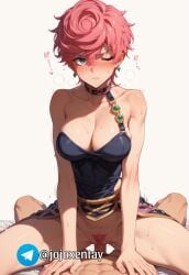 ai_generated dressed female jojo's_bizarre_adventure sex sweat trish_una vento_aureo