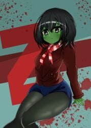 1girls breasts curvy drat_(artist) electronic_arts female plants_vs_zombies popcap pussy undead vagina zombie zombie_(pvz) zombie_girl