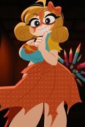 miss delight from mob games by pochi art