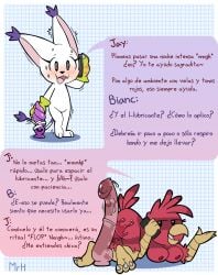 absurd_res after_masturbation anthro avian bandai_namco beak bianc_(el_senor_erizo) bird blush bodily_fluids breasts cellphone claws clothing dialogue digimon digimon_(species) dildo electronics eyelashes feathers felid female fur gatomon genital_fluids gloves handwear hi_res holding_object mammal mr_harinezumi nipples nude phone phone_call sex_toy simple_background smile solo spanish_text speech_bubble sweat tail text translation_request white_body white_fur