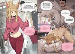 ahri ass_up big_breasts from_behind league_of_legends luxsumildo nude_female pounding rape rough_sex
