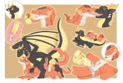 absurd_res anus blush bodily_fluids cum cum_in_vagina cum_inside dandan_(artist) dragon duo erection european_mythology female female_penetrated feral fur genital_fluids genitals hi_res horn male male/female male_penetrating male_penetrating_female mythological_creature mythological_scalie mythology nogard_(character) penetration penis pseudo_hair pussy scalie sex sonimad_(character) tail tentacle tentacle_hair tongue vulva western_dragon wings wyvern