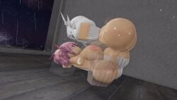 1femboy 1girls aged_up ass breasts clothed femboy_on_female from_side kaname_madoka love_making madoka_kaname mating_press nipples nude penis pink_eyes pink_hair prostitution puella_magi_madoka_magica rain raining roblox robloxian see-through tagme testicles video white_hair white_socks yopi_(yopimz) yopimz