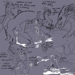 1:1 after_sex anus ass balls bodily_fluids bound chains collar creativeclaws cum cum_in_mouth cum_inside cum_on_face degradation dialogue digital_media_(artwork) dragon ejaculation english_text erection female feral forced genital_fluids genitals group hi_res horn icewing_(wof) licking_cum makeup male male/female mascara membrane_(anatomy) membranous_wings mythological_creature mythological_scalie mythology nightwing_(wof) nude open_mouth penis rape_play running_makeup running_mascara scalie selene_(elena) sex submissive tail text tongue tongue_out wings wings_of_fire