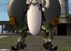 3d bigger_male bt-7274 clothed crossover eastern_and_western_character extreme_penetration extreme_size_difference holding holding_partner holding_sword holding_weapon impossible_fit josh-u4 leopard massive_bulge mecha nier:_automata robot sex smaller_female source_filmmaker thick_ass thick_thighs titanfall vaginal_penetration white_fur yorha_2b yorha_2b_(mayosplash)