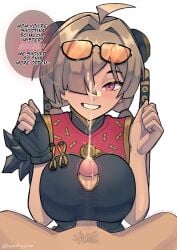 cum cumming_from_paizuri ejaculation ejaculation_between_breasts paizuri sweety_(zenless_zone_zero) westyjuice zenless_zone_zero