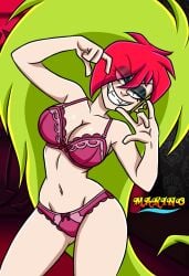 1girls 2025 artist_name ass bangs big_ass big_breasts breasts cartoon_network demencia_(villainous) english english_text female female_focus female_only green_hair green_hair_female hood light-skinned_female light_skin lingerie makino_gallegos mismatched_pupils mostly_nude mostly_nude_female nude nude_female red_bangs red_hair red_hair_female solo solo_female solo_focus text thick_thighs thighs two_tone_hair villainous warner_bros warner_brothers