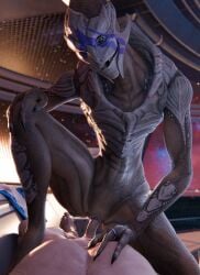 3d 3d_(artwork) alien/human cowgirl_position doinks-ahoy hand_on_chest high_resolution highres mass_effect sex turian vetra_nyx