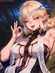 ai_generated arzagod ass big_ass big_breasts breasts bubble_butt cartethyia_(wuthering_waves) dat_ass female fleurdelys_(wuthering_waves) huge_ass large_ass perfect_body seductive_look tagme thick_ass thick_thighs v1girls wide_hips wuthering_waves