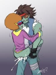 1girls anal breasts cum curvy electric_slide_(pvz) electronic_arts female plants_vs_zombies popcap pussy undead vagina zombie zombie_(pvz) zombie_girl