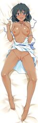 1girls blue_eyes dakimakura dakimakura_design fixed happy idolmaster idolmaster_cinderella_girls looking_at_viewer natalia_(idolmaster) solo tagme