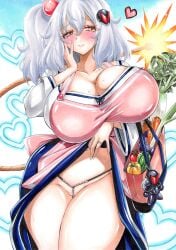aroused bag beads bell_pepper blush bombergirl carrot cleavage eggplant exposed_pussy gigantic_breasts handbag heart hmdark-9 in_heat keychain mature_female milf mommy onion pussy shiroe_(bomber_queen)_(bombergirl) shiroe_(bombergirl) smile thick_thighs tomato traditional_media traditional_media_(artwork) vegetable vegetables wide_hips