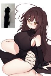 1girls 2d big_breasts breasts cleavage digital_media female female_only large_breasts light-skinned_female light_skin original sky_(skyaboveme) skyaboveme solo virtual_youtuber