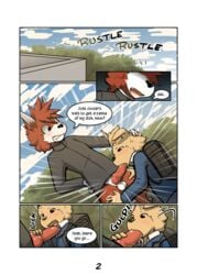 canine comic cum fur furry harmarist kitaness male male_only page_2 penis