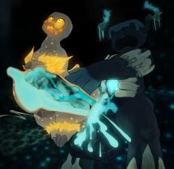 .f_9578 absurd_res ahegao balls big_balls big_penis blue_cum blush creeper_(minecraft) cum cumflation cumming cumshot excessive_cum genitals glowing glowing_eyes hi_res huge_balls huge_cock hyper_balls hyper_penis inflation internal internal_cumshot male microsoft minecraft mojang monster monster_fucking overflowing_cum penis pleasure_face small_penis standing standing_position standing_sex teratophilia unusual_cum vein veiny_balls veiny_penis warden_(minecraft) xbox_game_studios