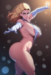 ai_assisted ai_generated ass breasts emma_frost female female_only greyscaler marvel muscular muscular_female pussy solo solo_female thick_ass thick_thighs toned