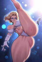 ai_assisted ai_generated ass breasts emma_frost female female_only greyscaler marvel muscular muscular_female pussy solo solo_female thick_ass thick_thighs toned