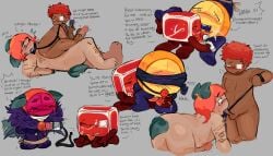 2boys animate_inanimate animate_object bandage_over_one_eye bat bestial_object big_penis biting_leash blue_mouth blue_tongue blush blush_lines body_hair bondage boys circumcised citrus_(objectified) condom crying_with_eyes_open cum cum_inside_ass cum_on_leg cum_pump degradation_text degrade degrading dick digital_media_(artwork) dominant_bottom dripping_cum drool ears_down erect_penis erection faggot foot_play footplay fruit_bat fur gagged gay gay_male gay_sex gijinka holding_leg_up hominid_object leaf_ears leaf_tail leaking_cum leash object_show object_show_community object_shows objectified_(webcomic) orange_hair osc overstimulation sitting_on_chest small_penis stretch_marks stroking_penis submissive_top sucking_penis sweating teasing teasing_penis veins_on_cock veins_on_dick vibrator vibrator_on_penis wagging_tail wagyu_(objectified) wall_socket what whimper wings