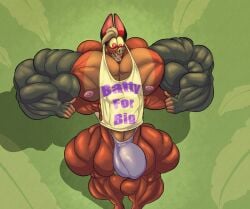 2019 5_fingers abs anthro anthrofied bat batty_koda big_muscles big_pecs black_ears brown_body brown_fur bulge clothed clothing colored detailed df43_(artist) digital_drawing_(artwork) digital_media_(artwork) english_text erect_nipples excited fangs ferngully fingers fur glistening glistening_arms glistening_body glistening_clothing glistening_fur glistening_legs glistening_muscles glistening_pecs glistening_thighs glistening_thong glistening_underwear grey_arms hair happy hi_res huge_muscles huge_pecs humanoid_hands hyper hyper_muscles hyper_pecs leaf_background looking_at_self looking_down_at_self male mammal megabat multicolored_body multicolored_fur muscular muscular_anthro muscular_male nipples open_mouth pecs pink_inner_ear pink_nipples pinup pose purple_clothing purple_text purple_thong purple_underwear red_eyes ribs shaded shadow sharp_teeth shirt skimpy small_hands small_head smile snout solo tan_body tan_chest tan_fur tan_hair tank_top teeth text text_on_clothing text_on_shirt text_on_tank_top text_on_topwear thick_arms thick_calves thick_thighs thong topwear two_tone_body two_tone_fur underwear vein veiny_muscles white_clothing white_shirt white_tank_top white_topwear white_undershirt yellow_sclera