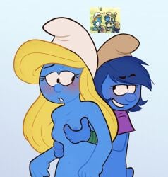 smurfette from smurfs by anonymous artist