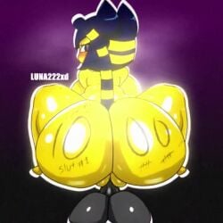 ankha_(animal_crossing) cock_and_balls follower_celebration lunaestrella117_(artist) sex tagme twitter video