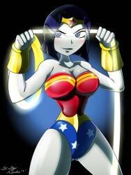 dalley_le_alpha female raven_(dc) tagme teen_titans wonder_woman_(cosplay)