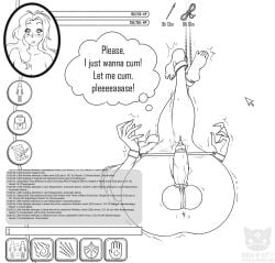 1futa 2025 bad_end balls begging begging_to_cum big_balls big_penis bondage cock-tail dialogue english_text erection futa_only futanari futasub gameplay_mechanics human legs_up magic_item ninjakitty nude orgasm_denial penis sketch solo stuck text