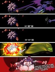absurd_res alien anthro canid canine female fox hi_res krystal_(star_fox) male mammal metroid metroid_(species) nintendo ridley space_dragon_(metroid) star_fox thebigbadwolf01