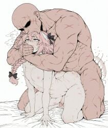2boys age_difference age_gap ai_generated anal astolfo_(fate) astolfo_(fate/apocrypha) astolfo_(saber)_(fate) balls beta_boy_breaker black_bow blush bow braid brutal brutal_rape clenched_teeth collarbone completely_nude cum dark-skinned_male dark_skin doggy_style drooling ejaculating_while_penetrated ejaculation erection fat fate/apocrypha fate/grand_order fate_(series) femboy forced_yaoi grabbing_another's_hair grin hair_between_eyes hairbow hand_gagged hand_on_another's_head hand_over_mouth handsfree_ejaculation interracial kidnapped long_braid long_hair male male_focus male_pubic_hair multicolored_hair multiple_boys muscular nipples nude otoko_no_ko pectorals penis pink_hair pubic_hair purple_eyes rape rape_slave raped rolling_eyes saliva sex sex_from_behind simple_background single_braid size_difference sondu streaked_hair sweat tears teeth testicles uncensored veins white_background yaoi