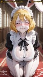 1girls 2025 4k :3 after_fellatio after_oral ai ai_assisted ai_generated anime anime_style anthro aroused aroused_female artist_name bare_legs bare_thighs big_breasts blonde_hair blush breasts bunny_ears bunny_girl bunny_tail carrot_(one_piece) cheek_bulge closed_mouth cum cum_in_mouth cum_on_face dreamyan_ai female fur furry furry_ears furry_female furry_tail hi_res high_quality high_resolution highres horny horny_female huge_breasts lagomorph maid maid_apron maid_headdress maid_outfit maid_uniform one_piece patreon paws rabbit rabbit_ears rabbit_girl rabbit_tail red_eyes short_hair swallowing thick_ass thick_thighs thighs uncensored white_body white_fur white_skin