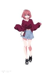 animated ass_expansion belly_expansion breast_expansion hazel_(indulgences) indulgences pixel_art tight_clothing